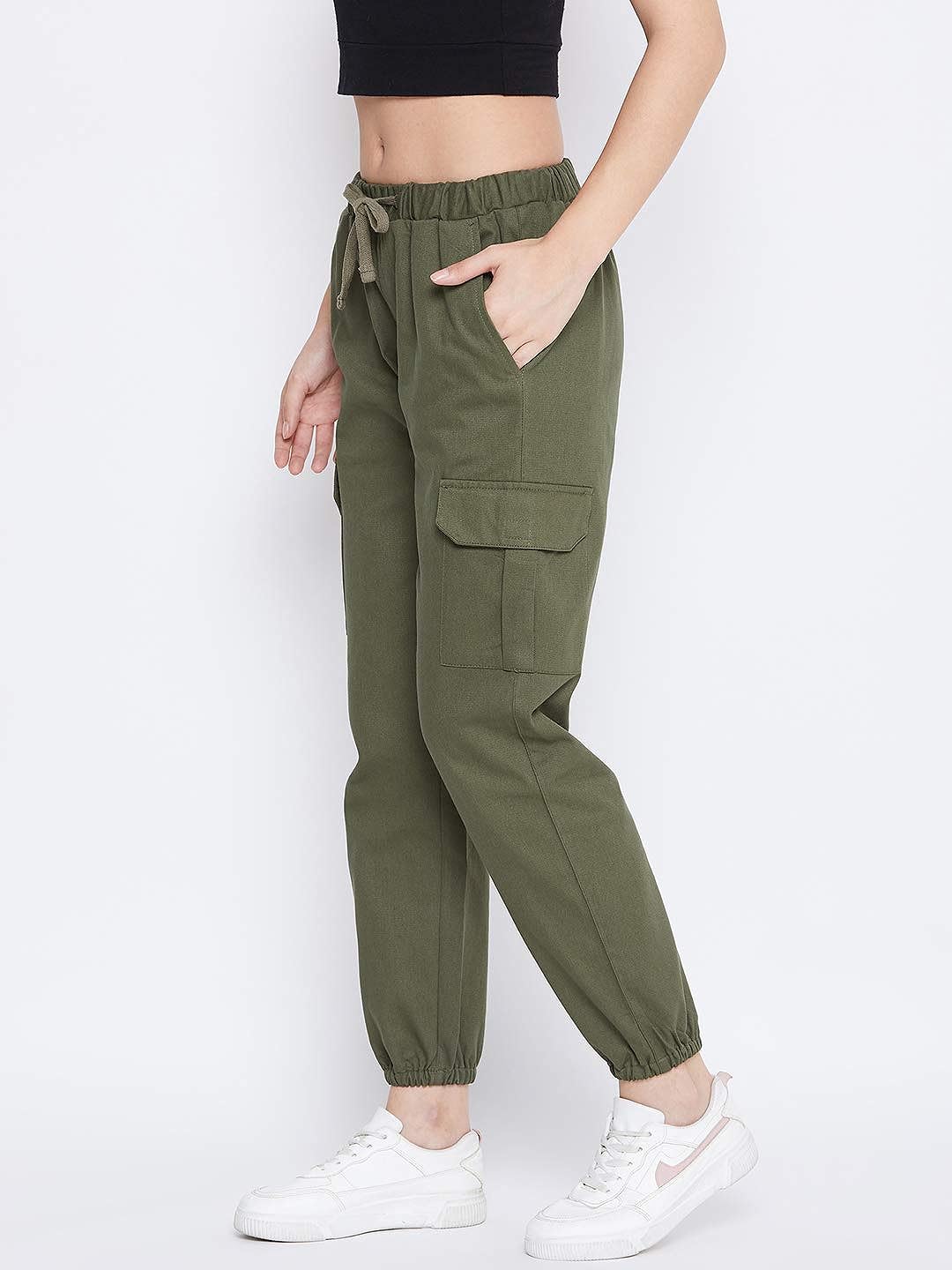 Cotton Blend Jogger Pants - Image 2