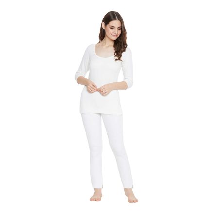 Thermal Top And Lower Set White